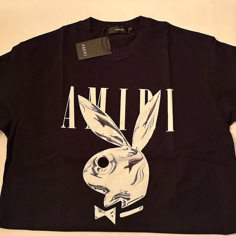 Amiri X Playboy Short Sleeve T Shirt Size Large Mens - Picture 2 of 4